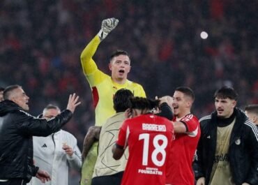 Drama 98′: Kiper Benfica Cetak Gol, Singkirkan Real Madrid dari Tiket Langsung Liga Champions