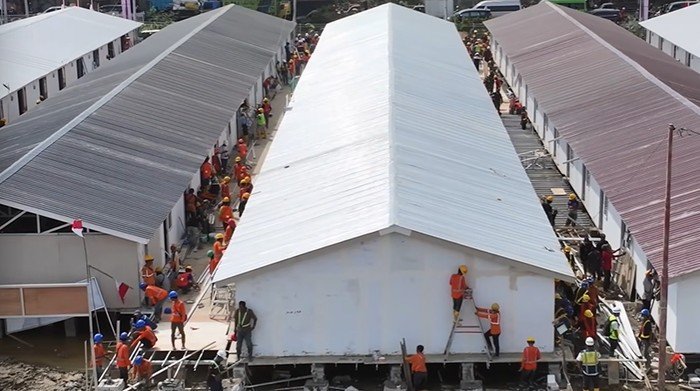 Penampakan Hunian Sementara Pascabencana di Aceh Tamiang: 600 Huntara Siap Ditempati Korban