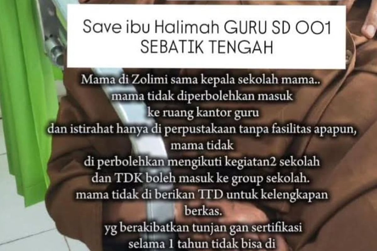 Guru SD Sebatik Tengah Jadi Korban Kekerasan: Sitti Halimah Dilempar Kursi, Alumni Menuntut Keadilan!