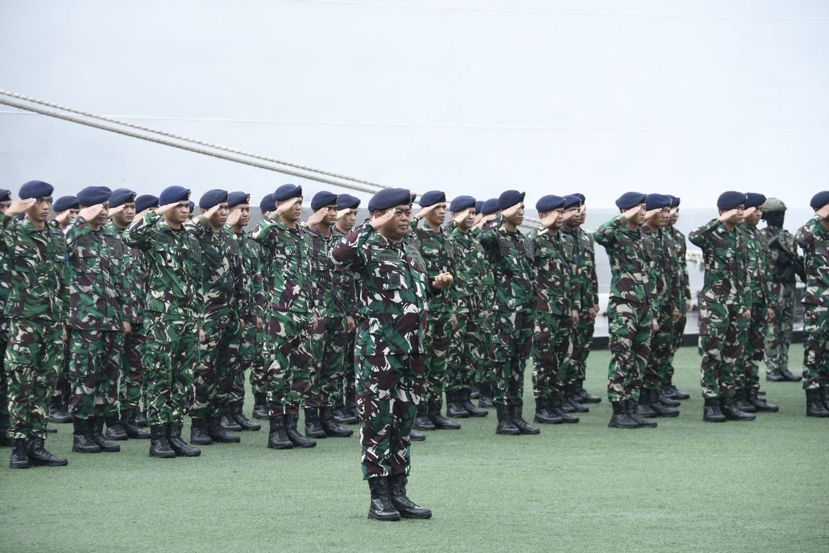 Misi Kemanusiaan Dimulai! TNI Gelar Apel Pasukan untuk Pengiriman Personel ke Gaza