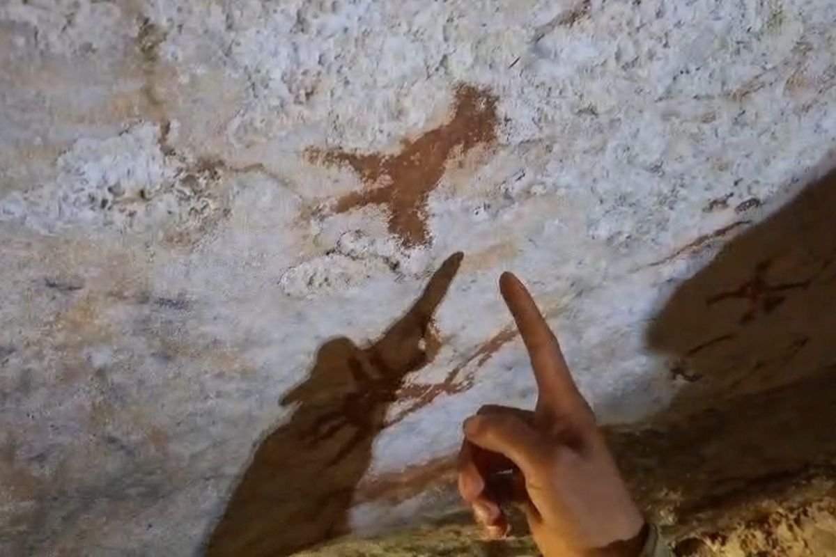 Rekor Dunia Pecah! Lukisan Gua Berusia 67.800 Tahun Ditemukan di Muna, Sulawesi Tenggara