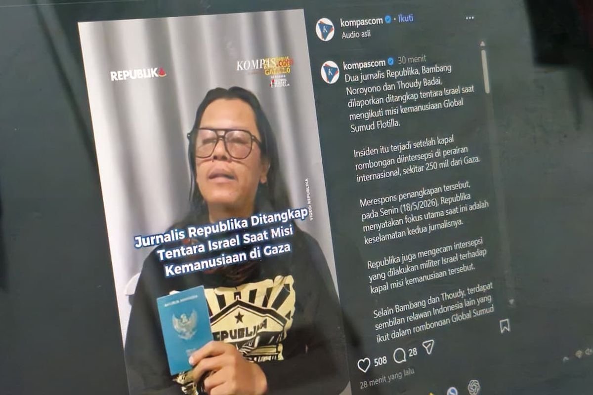 Darurat Kemanusiaan! Beredar Daftar Nama 1 Aktivis dan 4 Jurnalis Indonesia yang Diculik Israel