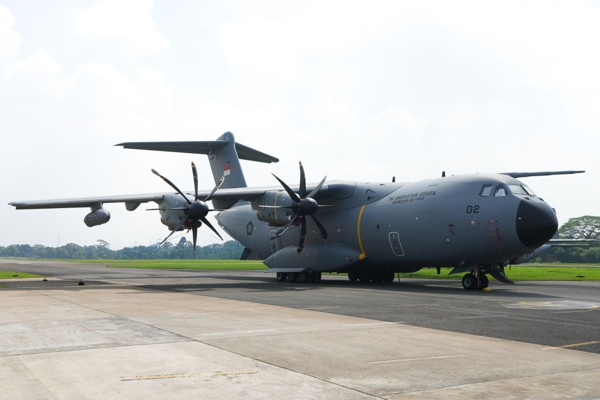 Kekuatan Udara RI Makin Sangar! Indonesia Kini Punya Dua Pesawat Militer Airbus A400M