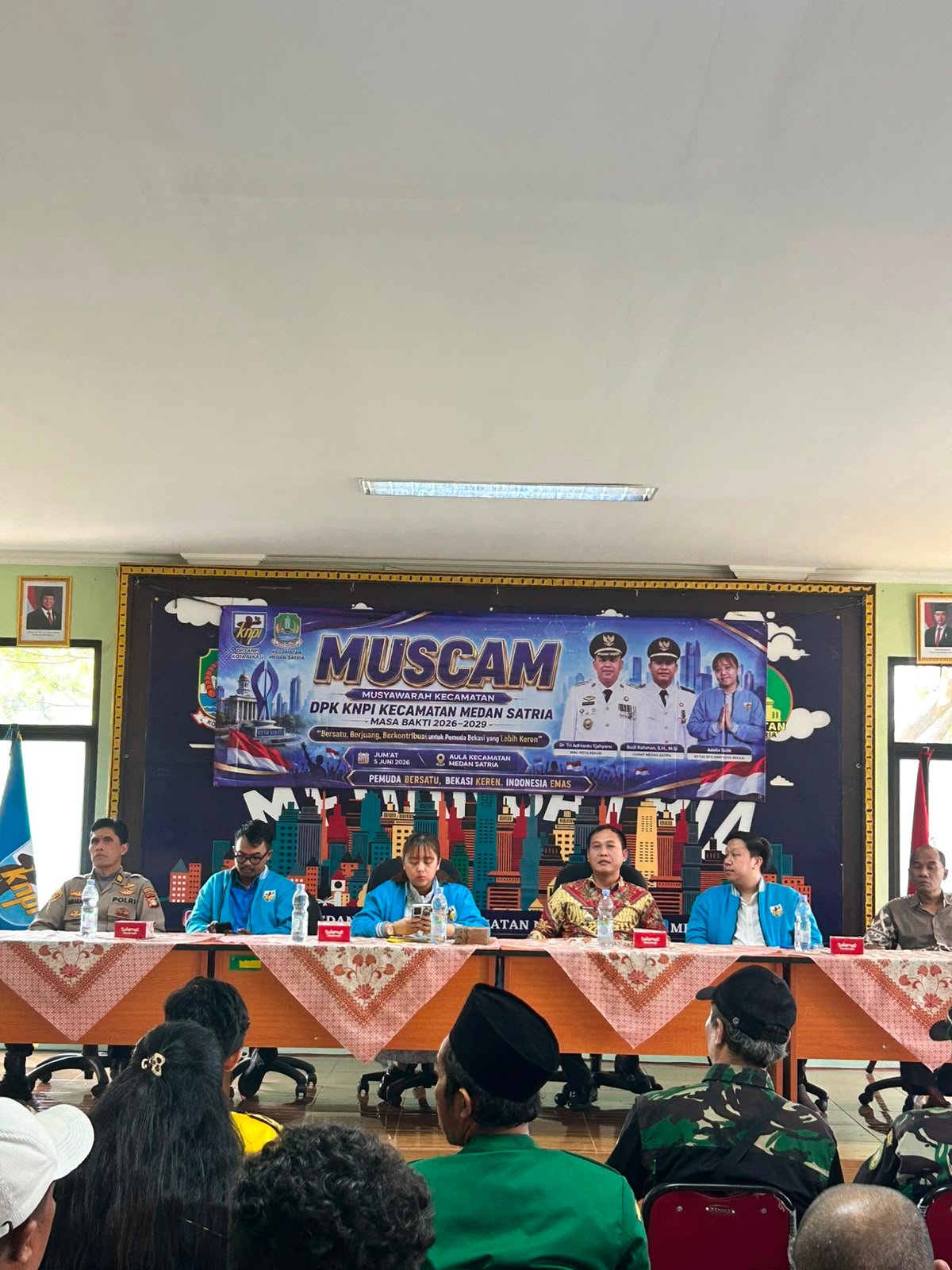 Dihadiri Camat dan Wakapolsek, Muscam KNPI Medan Satria Tegaskan Komitmen Pemuda untuk Pembangunan Daerah