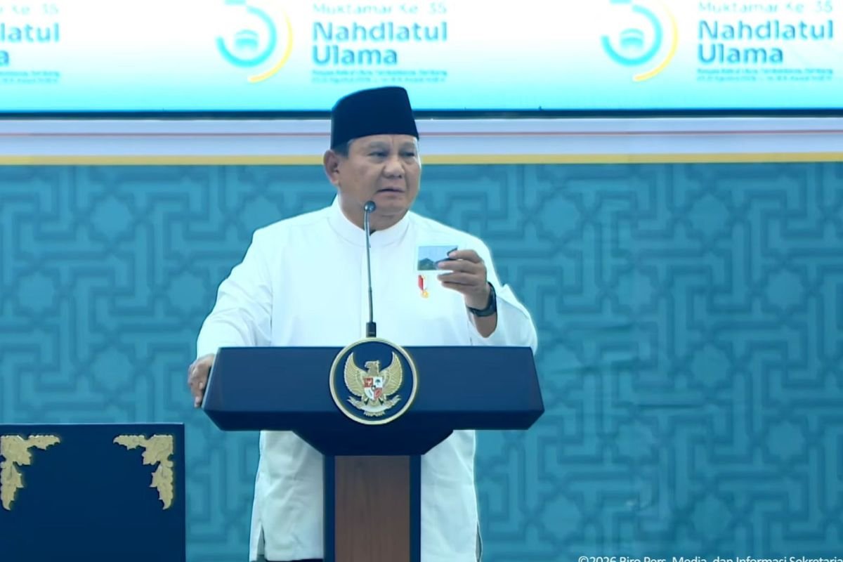Prabowo Resmi Jadi Anggota NU Seumur Hidup, Terima Kartu KARTANU di Muktamar ke-35