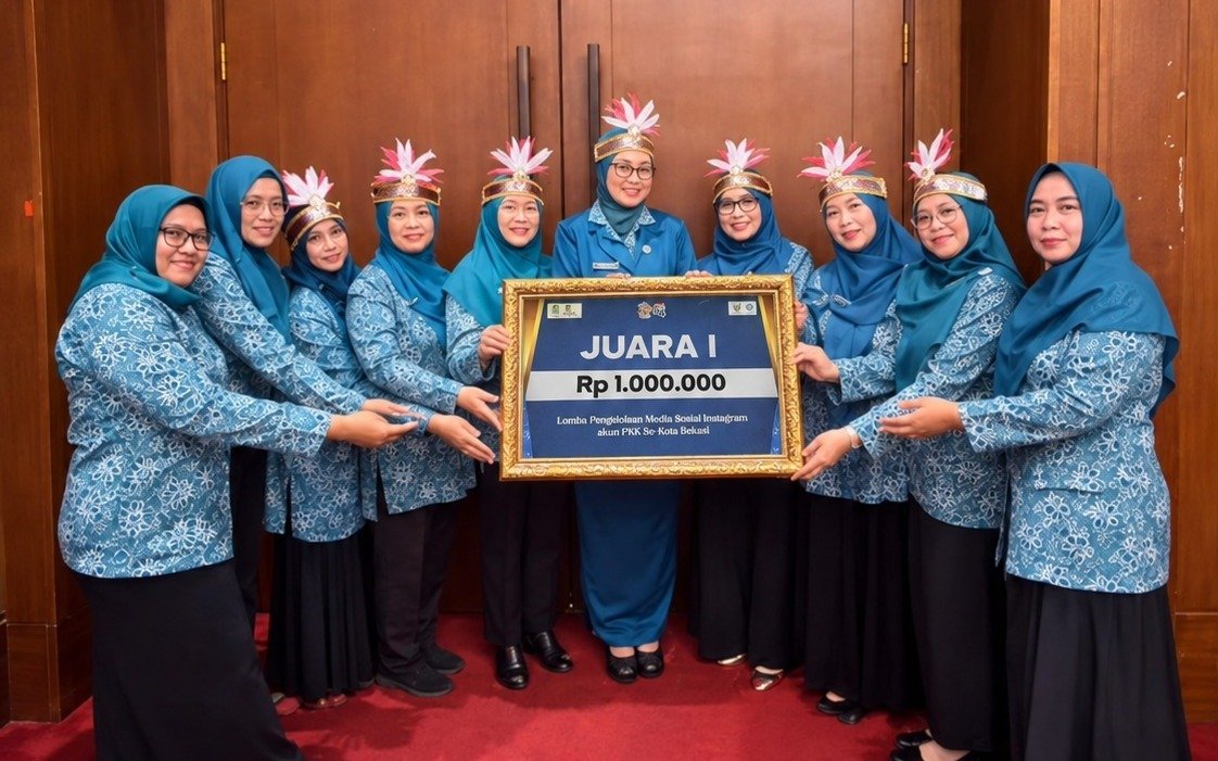 TP PKK Bekasi Utara Raih Juara 1 Lomba Pengelolaan Instagram se-Kota Bekasi
